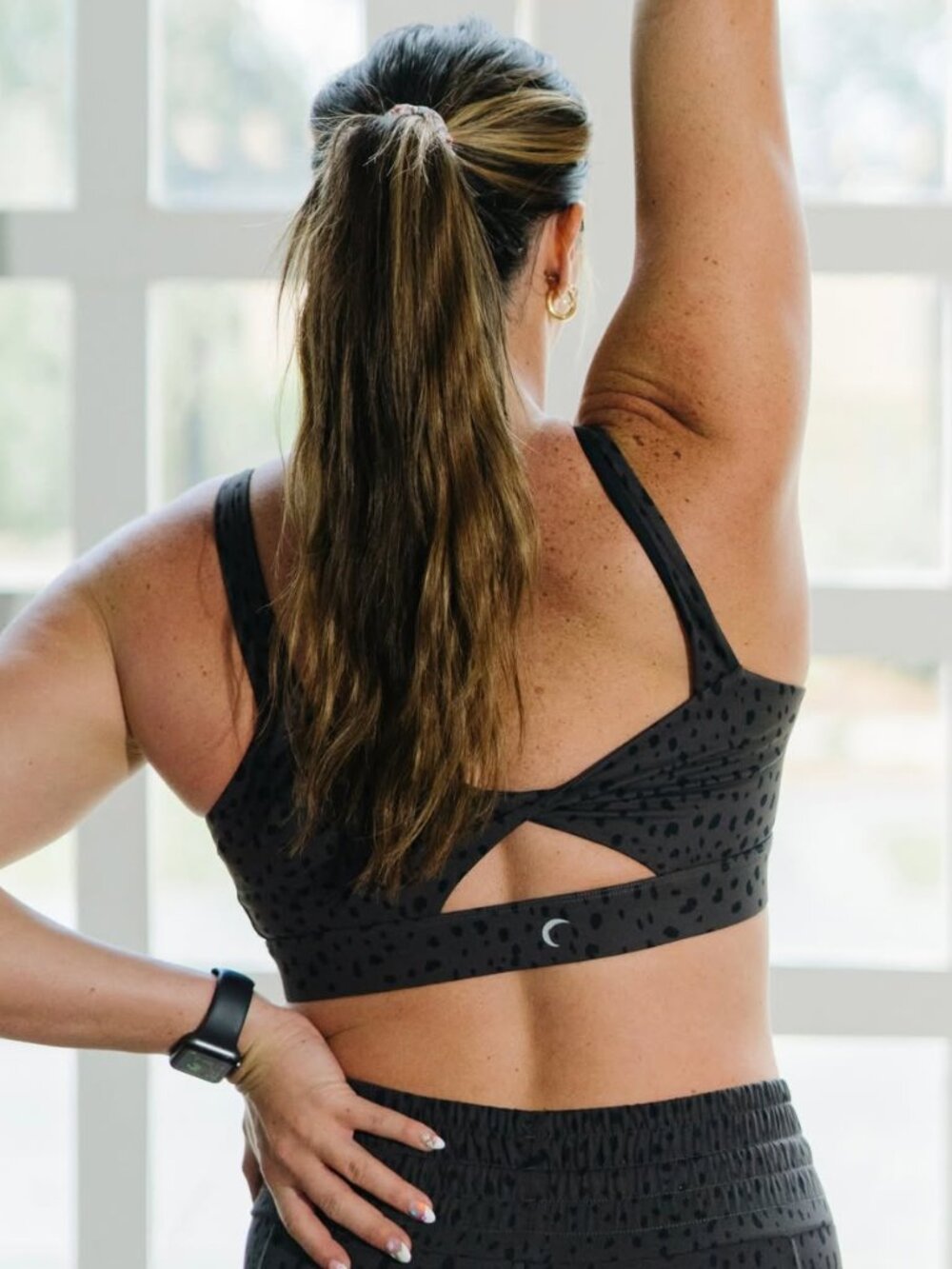 Gray Jaguar Twist Radiant Bra